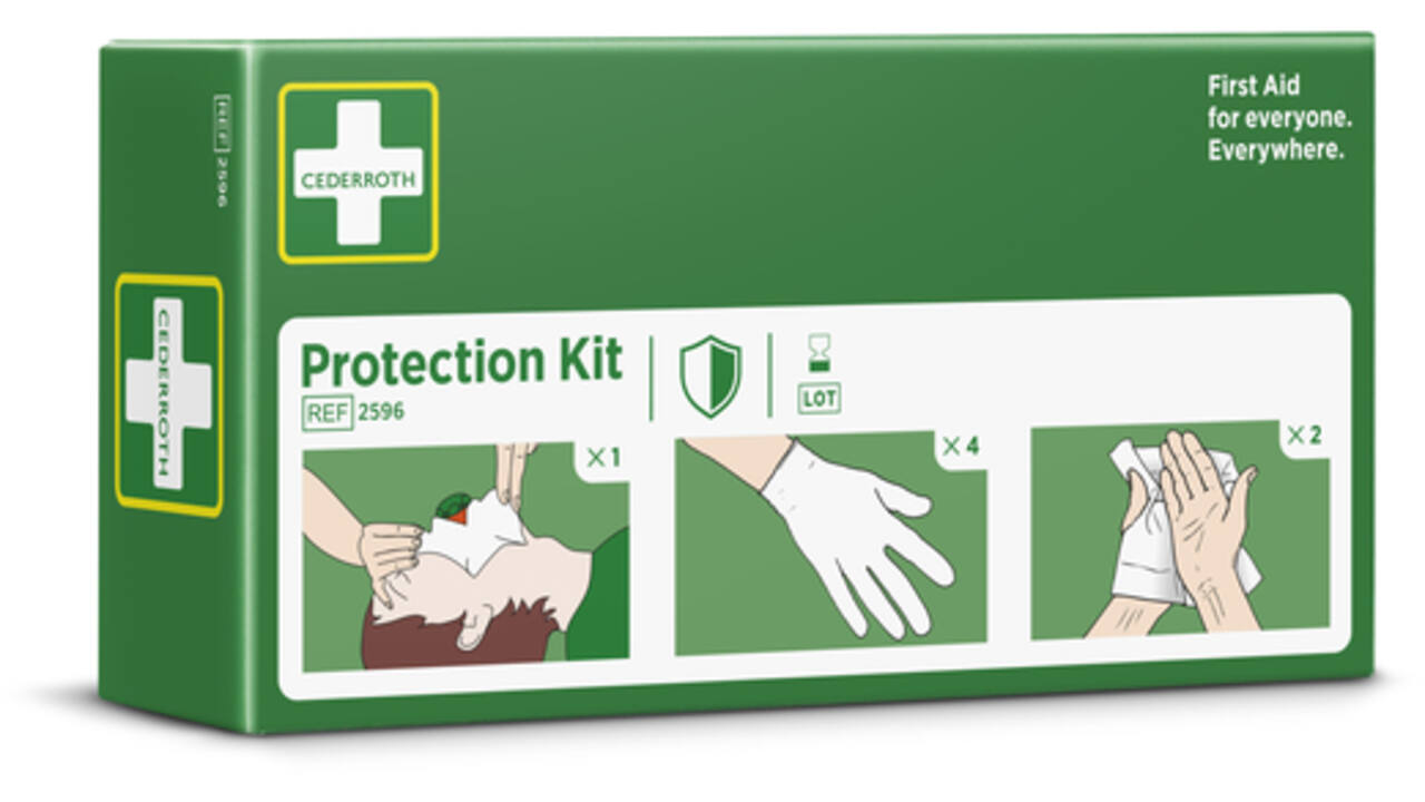 Protectiepakket Cederroth beademingsdoekjes
