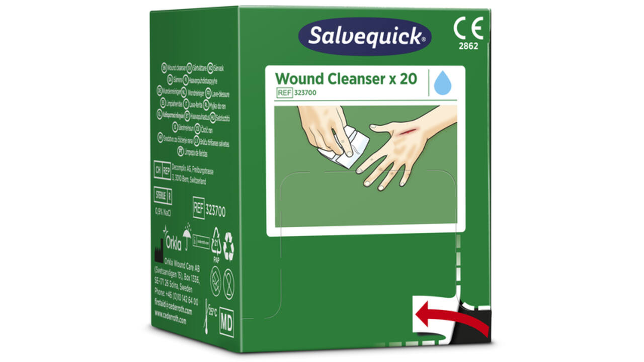 Wondreinigingsdoekjes Salvequick 20 stuks