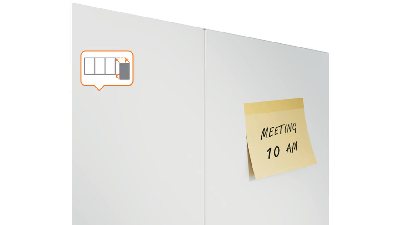 Whiteboard Nobo Infinity randloos 90x120cm
