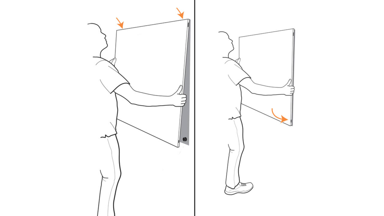 Whiteboard Nobo Infinity randloos 90x120cm