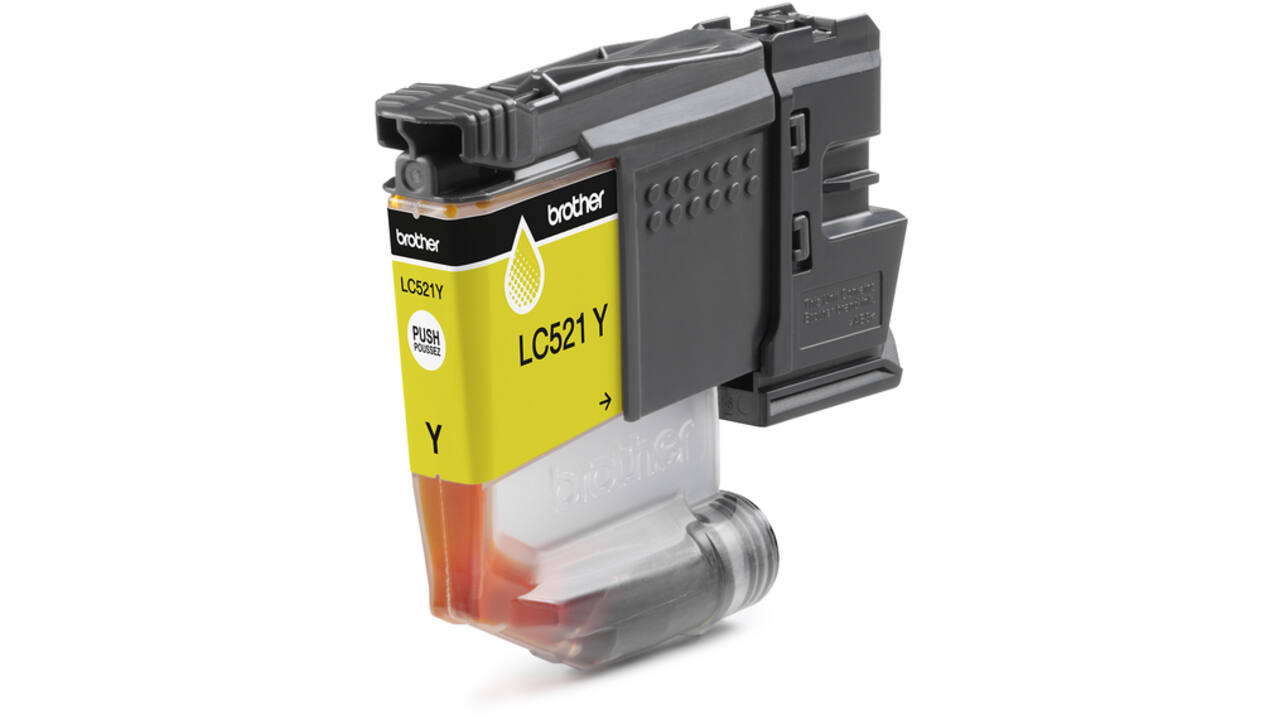 Inktcartridge Brother LC-521Y geel
