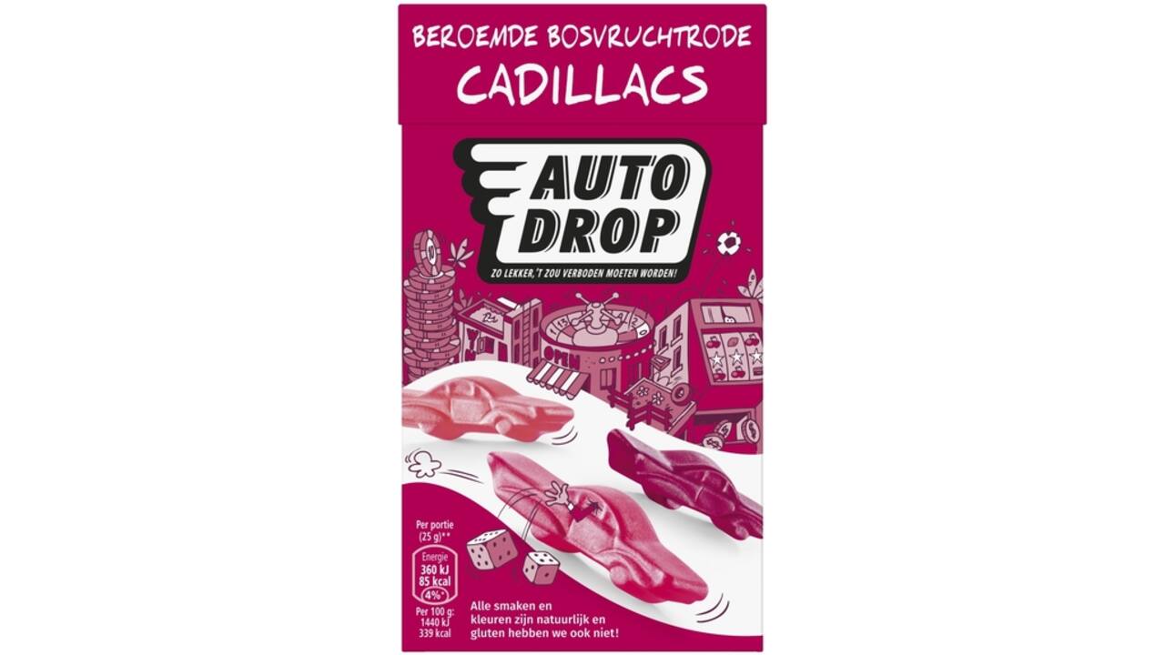 Autodrop rode Cadillacs pak 280gr