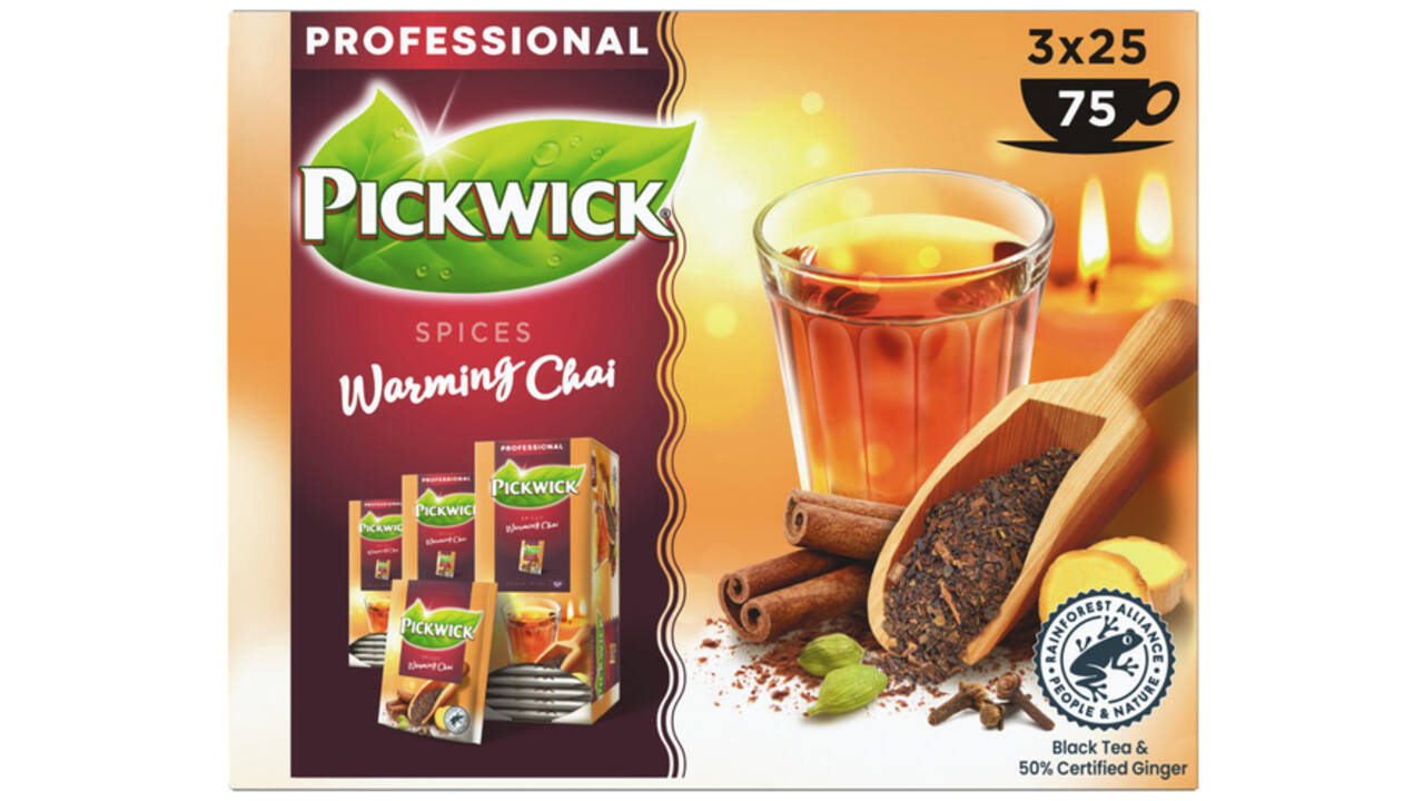 Thee Pickwick warming chai 25x1.5gr
