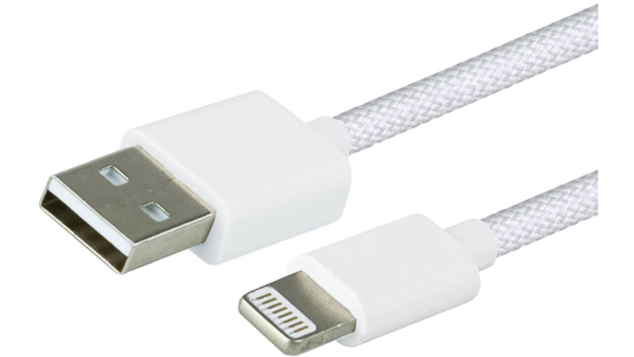 Kabel Green Mouse USB-A to Lightning data Woven 2m