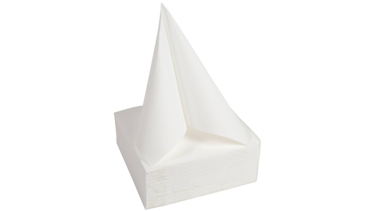 Servet Pronappe 1/4 vouw 2-laags 380x380mm 40 vel wit
