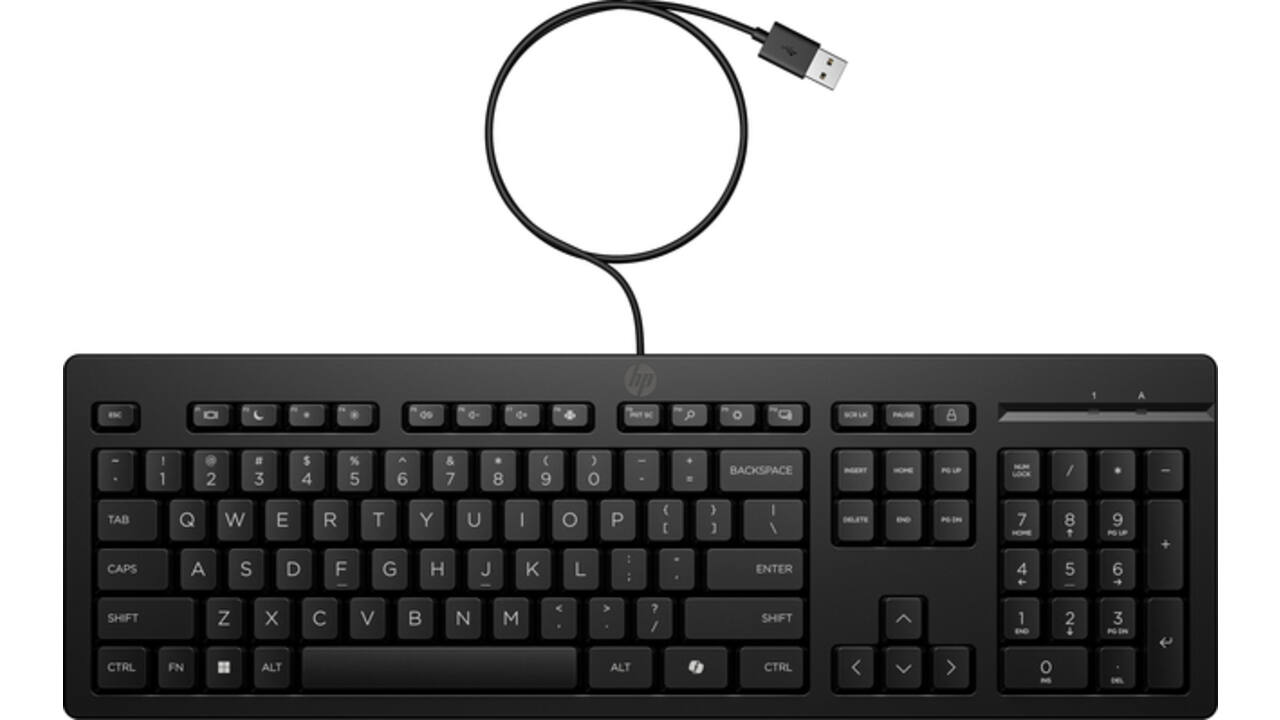 Toetsenbord HP 125 USB bedraad