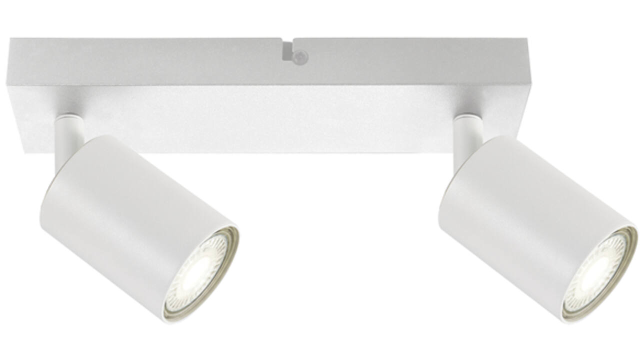Plafondspot Integral Siena 2 spot IP20 GU10 wit