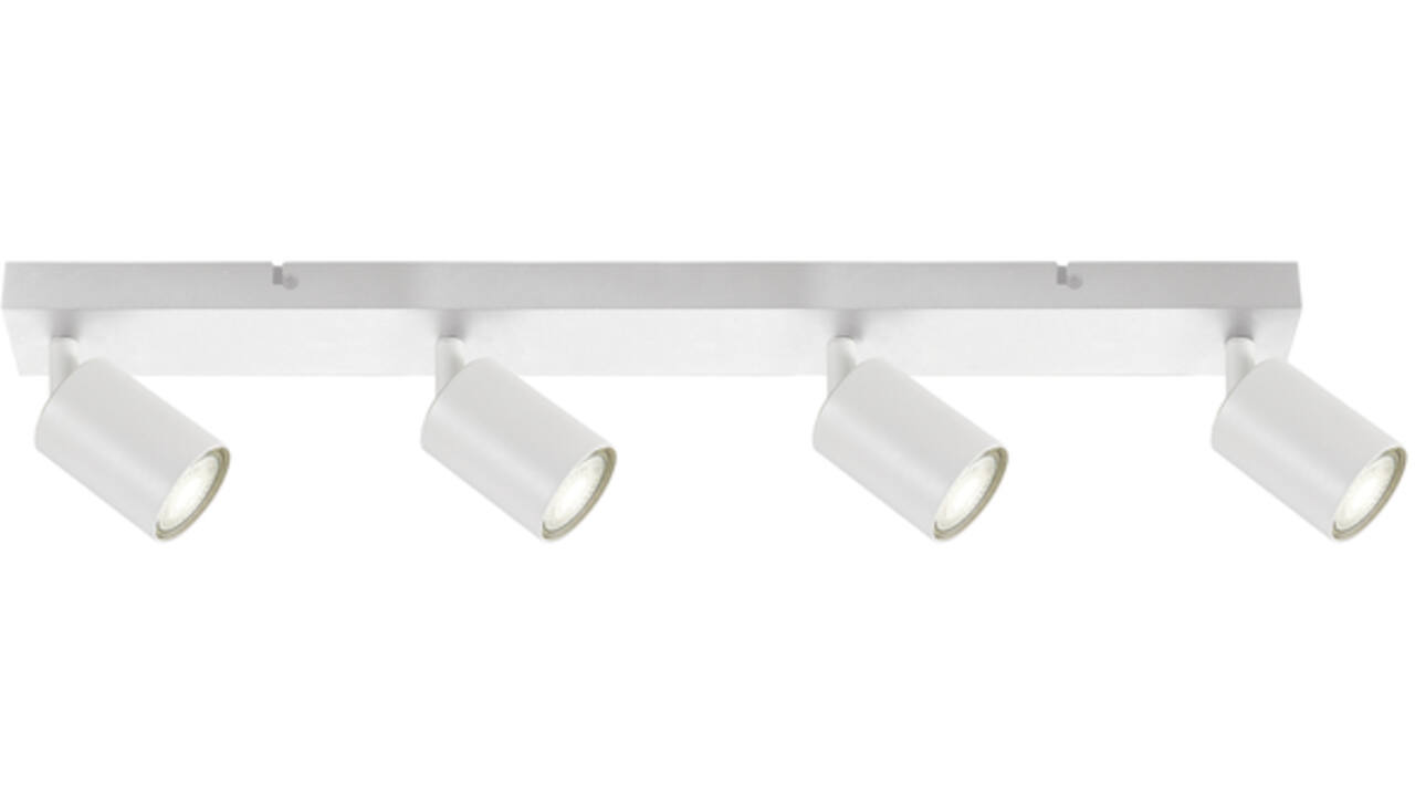 Plafondspot Integral Siena 4 spot IP20 GU10 wit