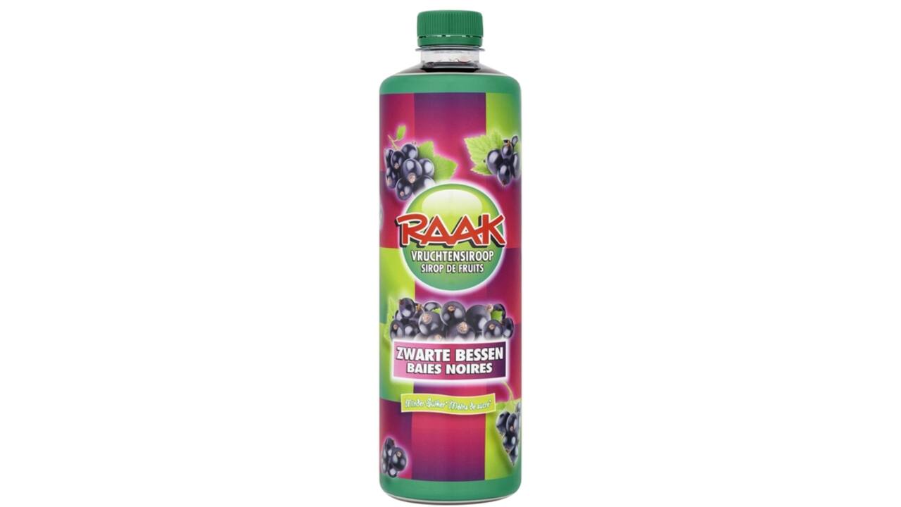Siroop RAAK zwarte bessen 750ml