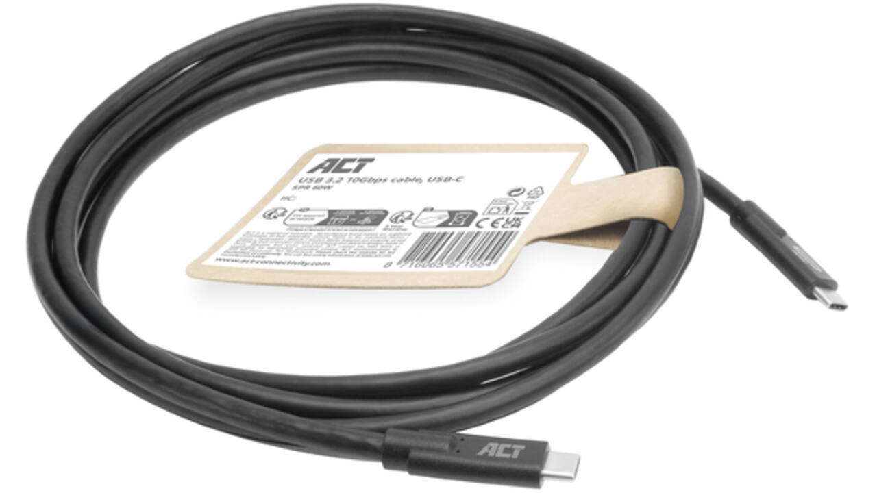 Kabel ACT USB-C 3.0 10Gbps 60W USB 3 meter
