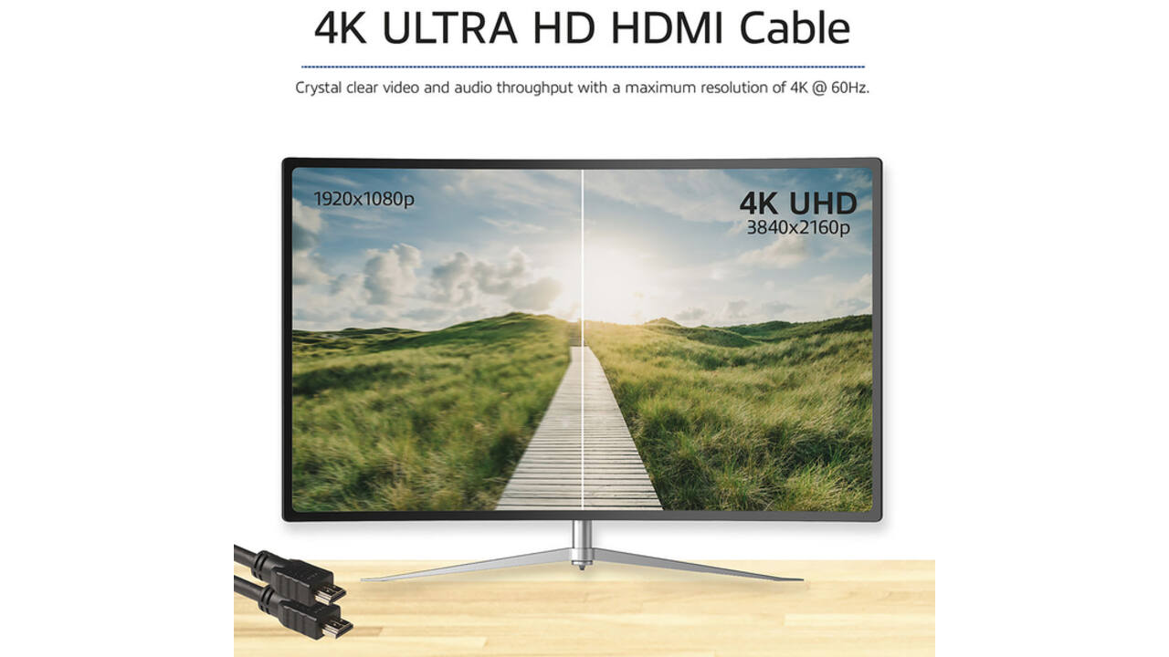 Kabel ACT HS v2.0 HDMI-A male - HDMI-A male (AWG30) 1 meter