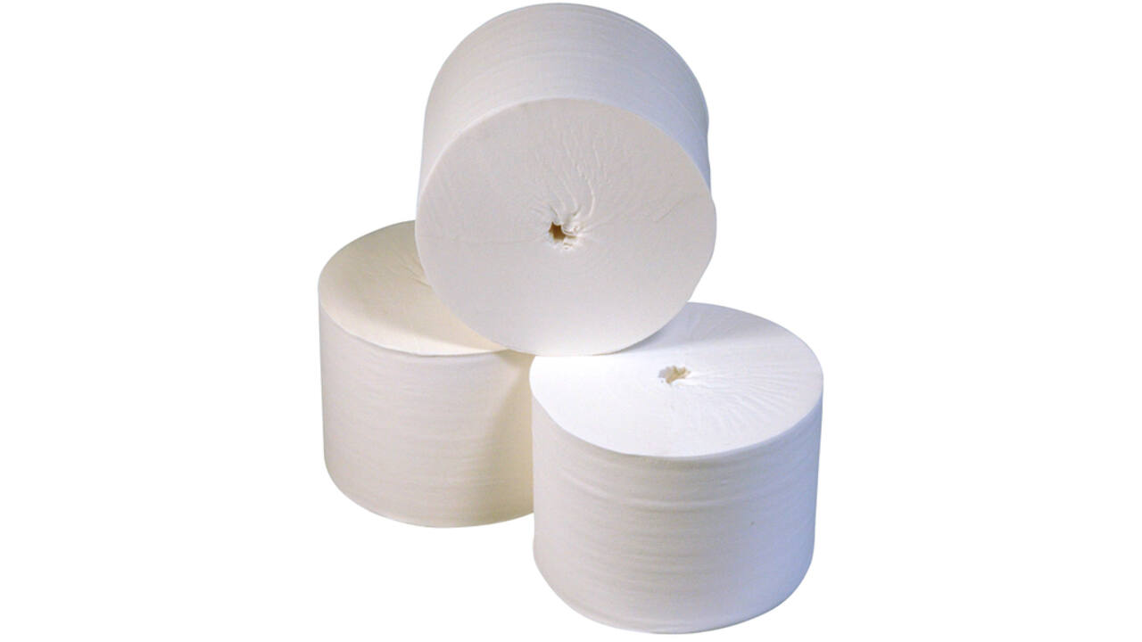 Toiletpapier Coreless 2-laags 104m wit