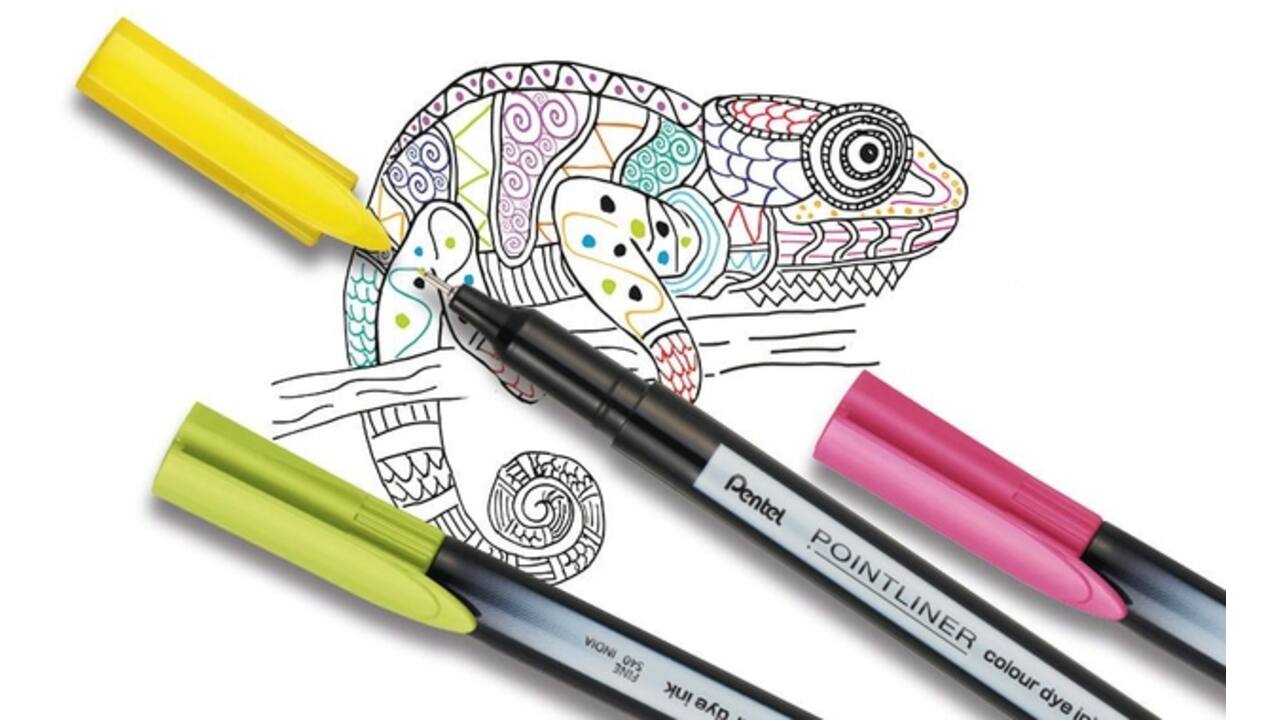 Fineliner Pentel Pointliner S40-C fijn blauw