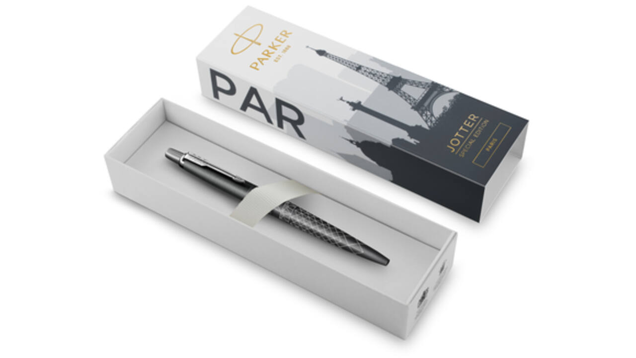 Balpen Parker Jotter special edition Paris grey CT medium