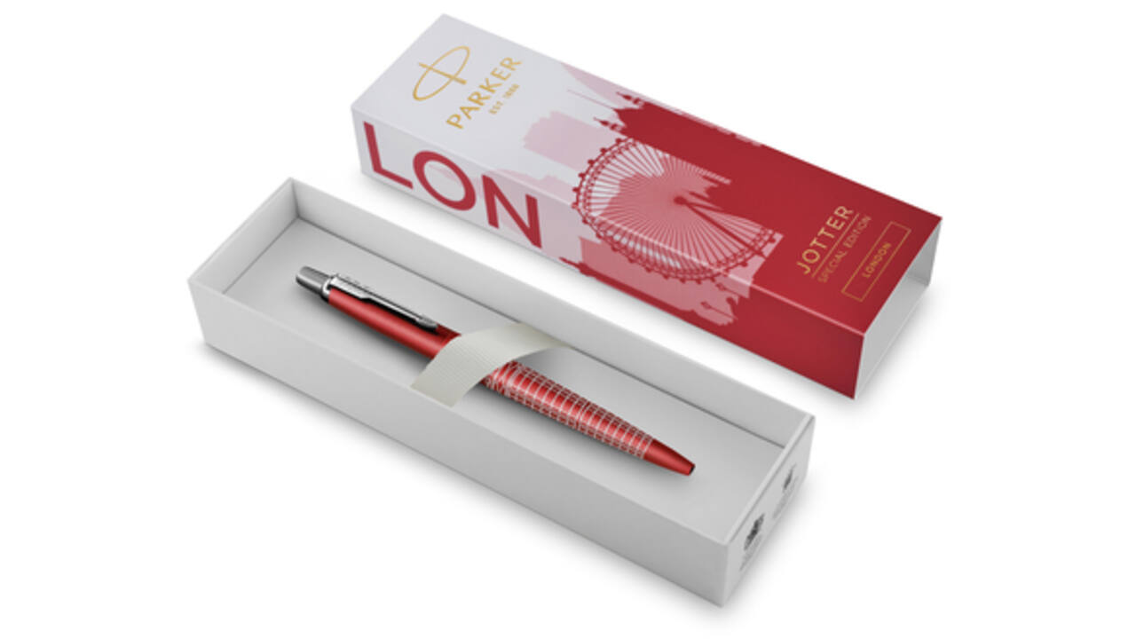 Balpen Parker Jotter special edition London red CT medium