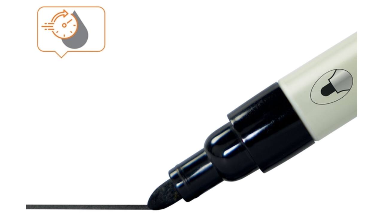 Whiteboardmarker Nobo ronde punt 3mm zwart