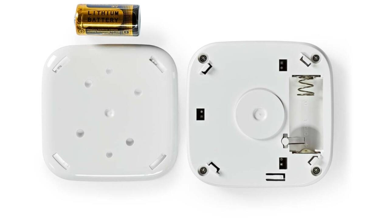 Rookmelder Nedis Smartlife Wifi 10 jaar sensor wit