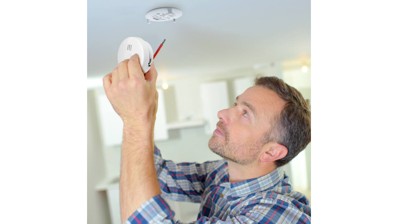 Rookmelder Alecto mini met 5 jaar batterij SA100 wit