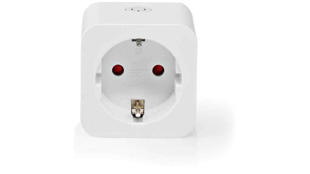 Slimme stekker Nedis Smartlife Wifi enkel wit