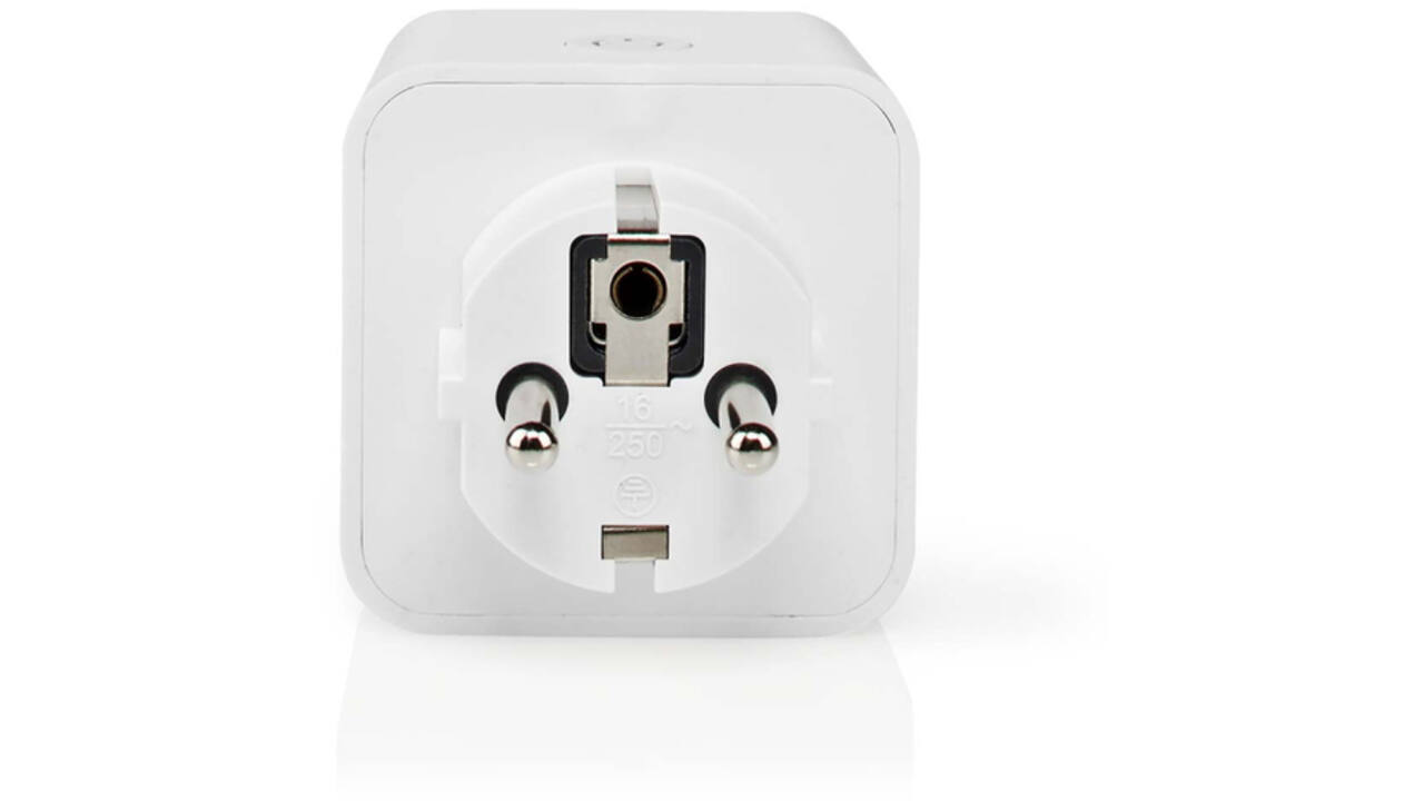 Slimme stekker Nedis Smartlife Wifi enkel wit