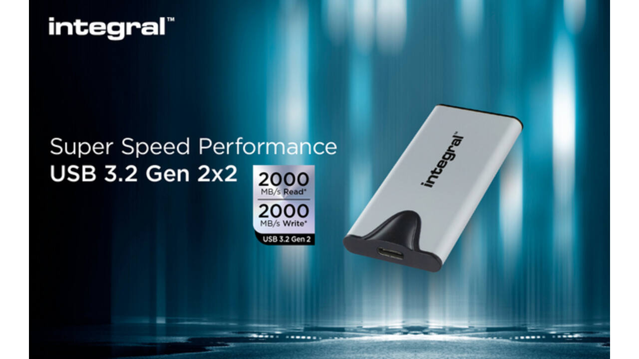 SSD Integral SlimXpress Portable USB-C 500GB
