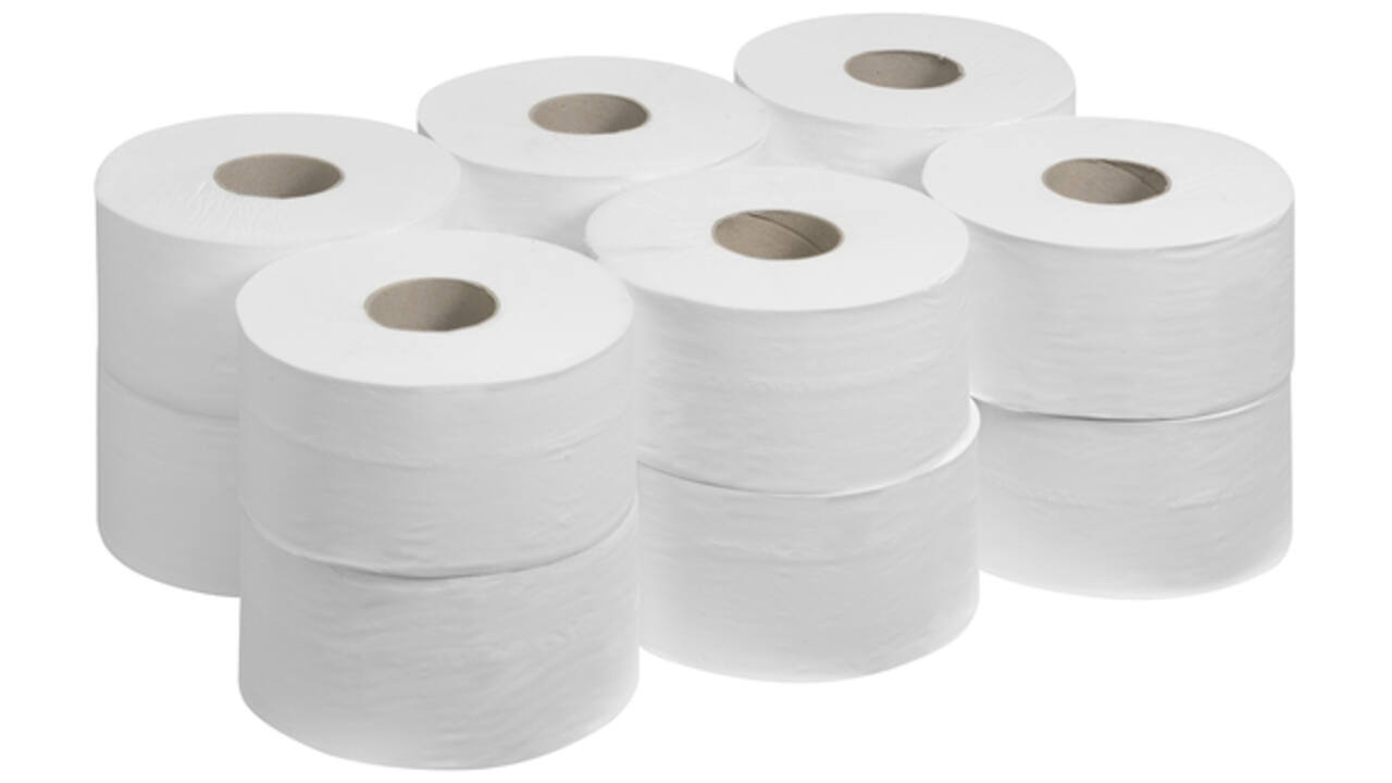Toiletpapier Kleenex jumbo 2-laags 180m wit 8571