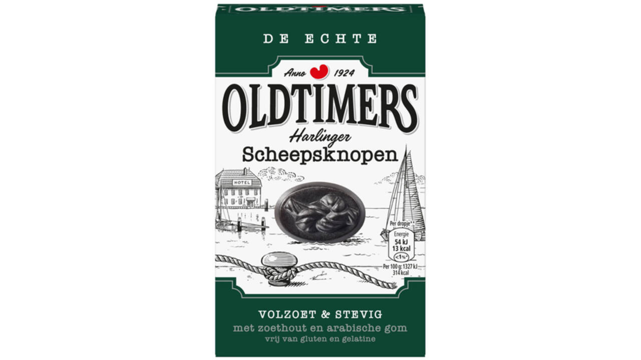 Drop Oldtimers scheepsknopen doos 235gr