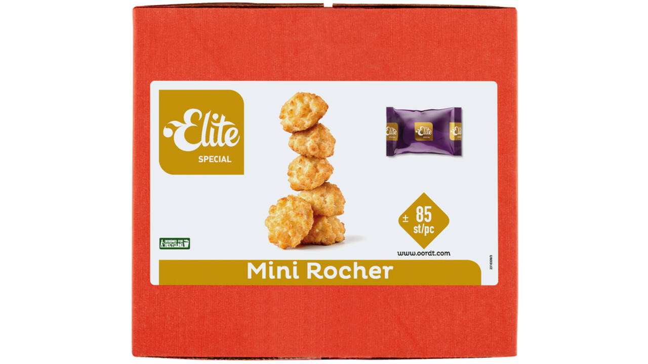 Koekjes Elite mini rocher 85 stuks