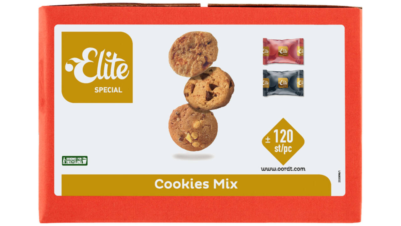 Koekjes Elite cookies mix 120 stuks