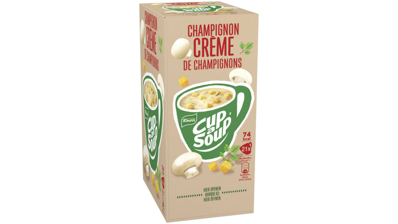 Cup-a-Soup Knorr champignon crème 21x175ml