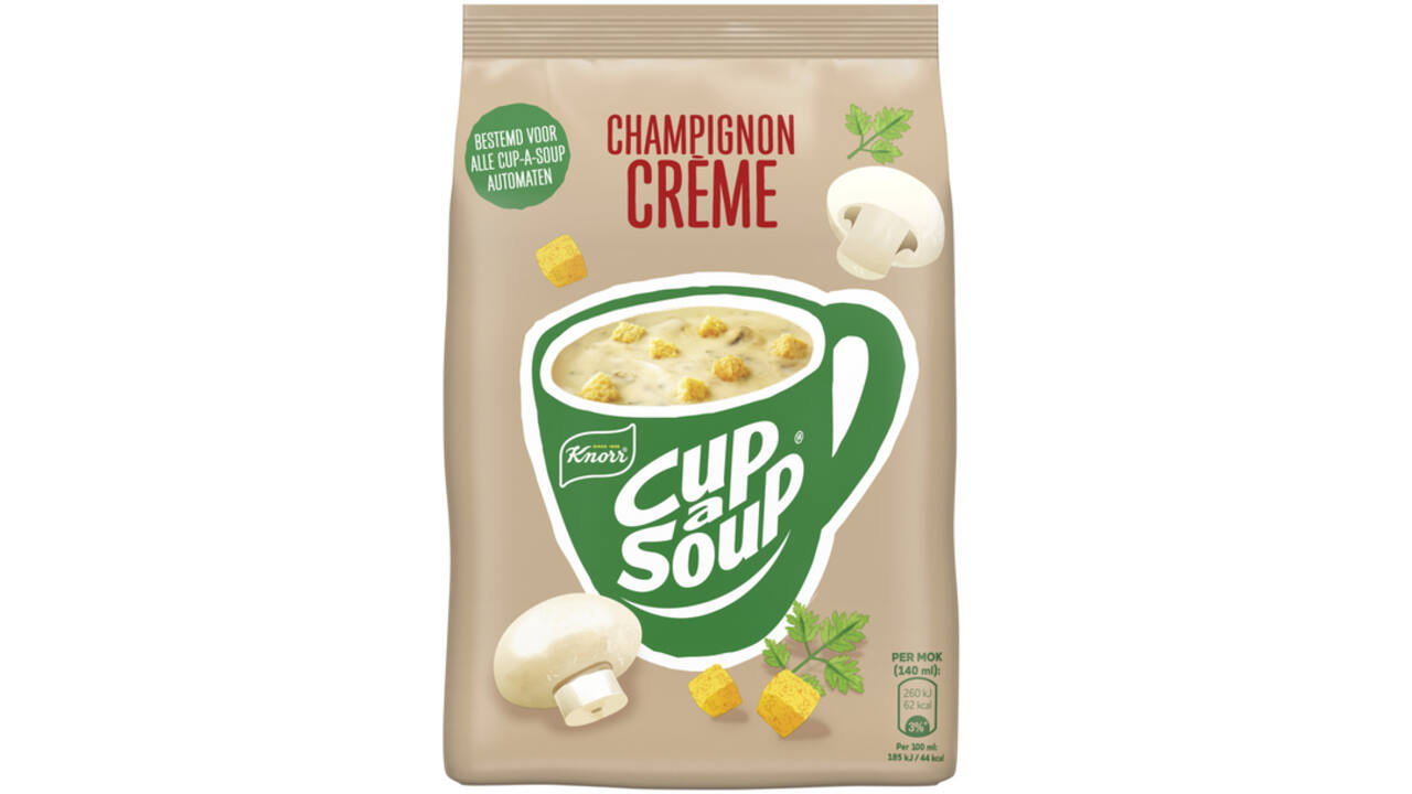 Cup-a-Soup Knorr machinezak champignon crème 140ml