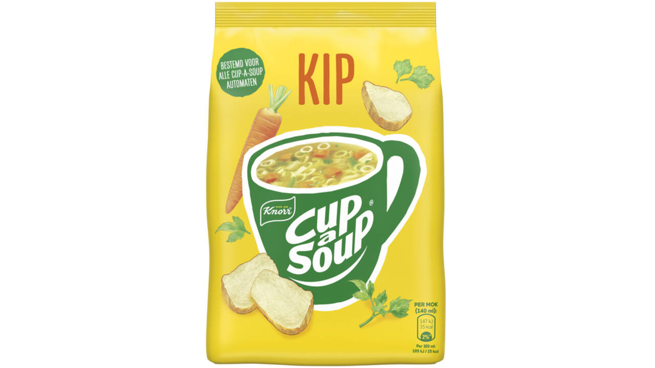 Cup-a-Soup Knorr machinezak kip 140ml