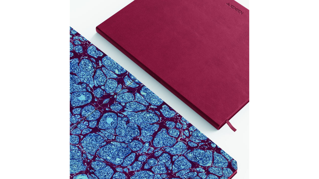 Notitieboek de KEMPEN Amarone 171x220mm blanco 192 pagina's 90gr drd