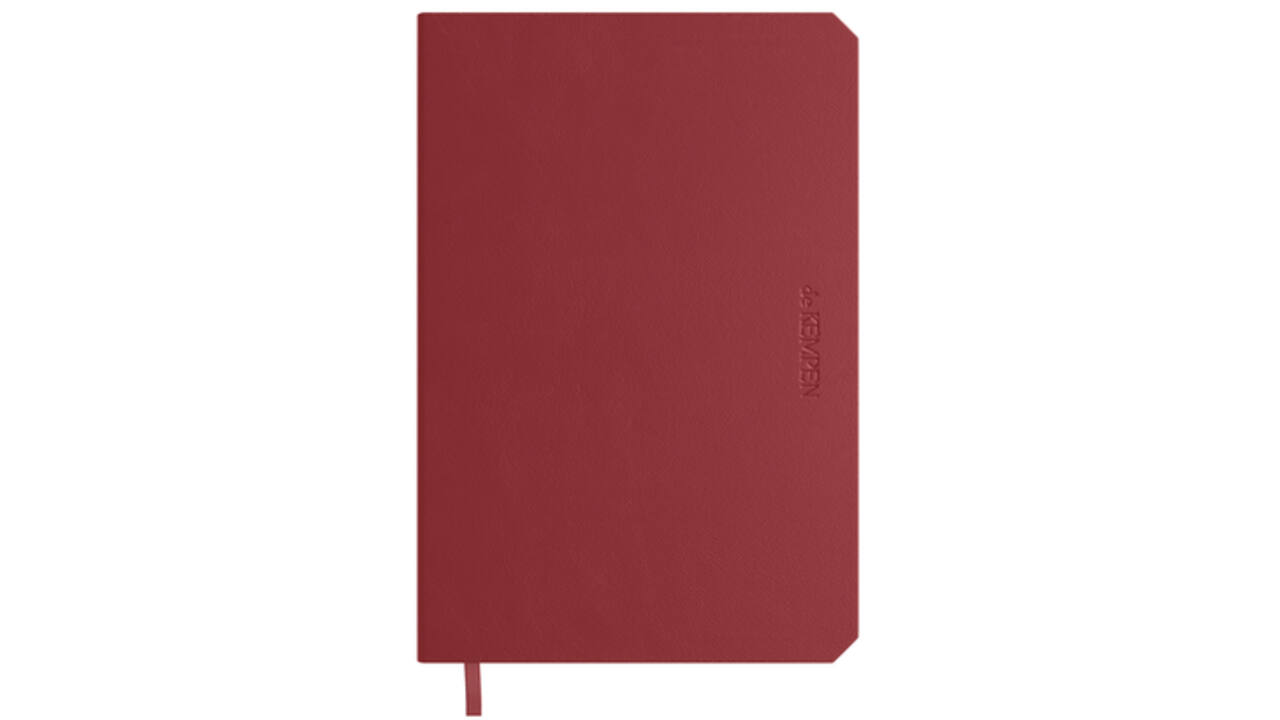 Notitieboek de KEMPEN Amarone 110x160mm blanco 160 pagina's 90gr drd