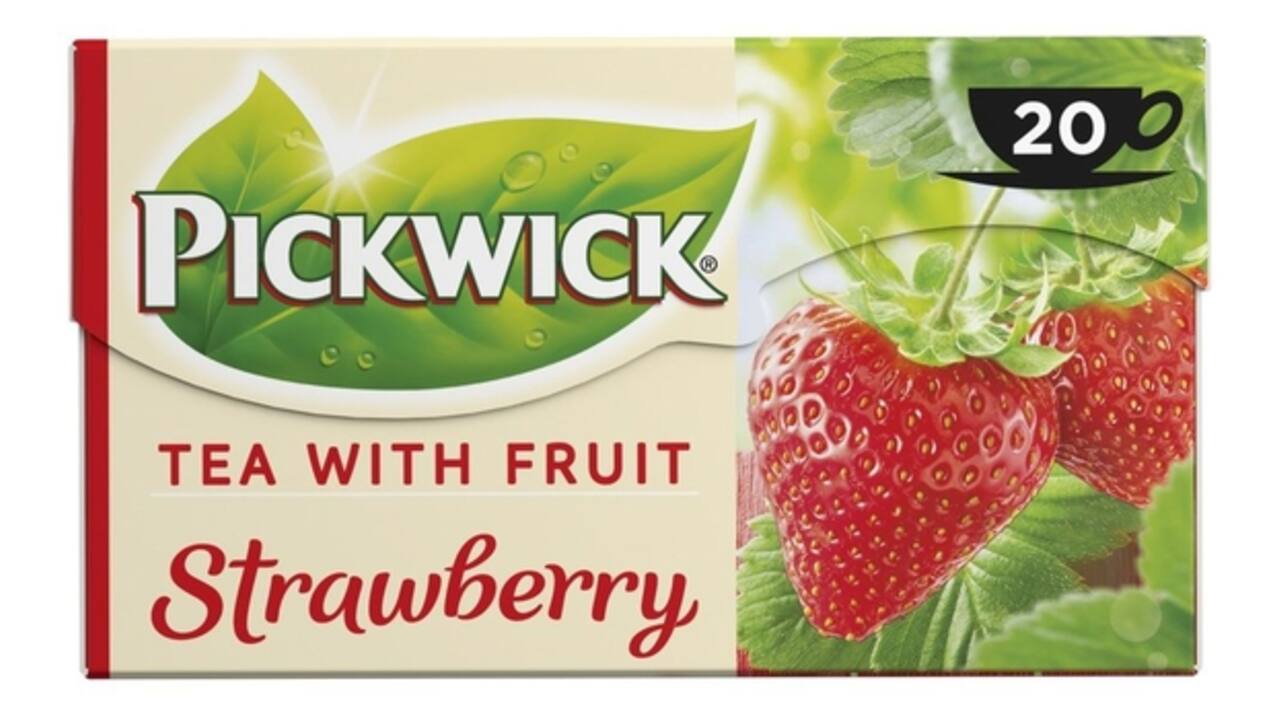 Thee Pickwick aardbei 20x1.5gr