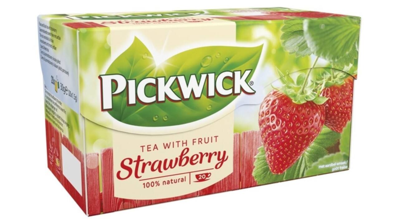 Thee Pickwick aardbei 20x1.5gr