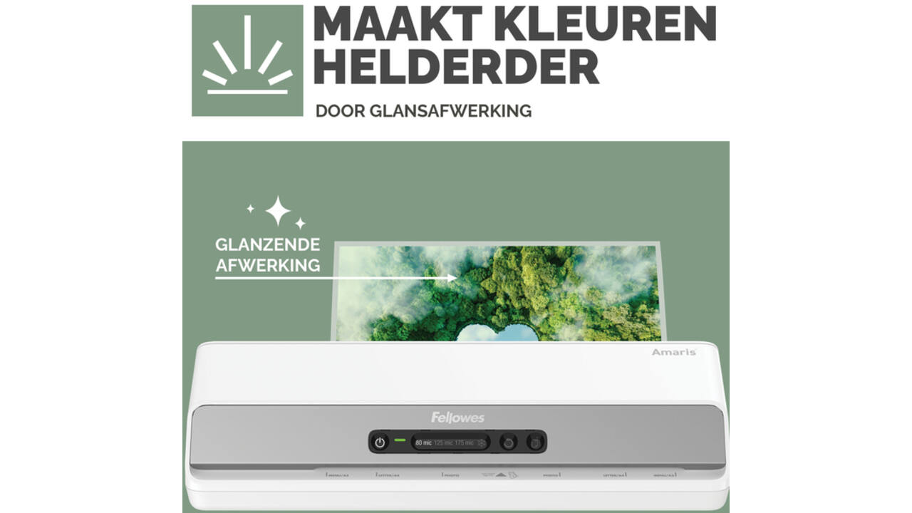 Lamineerhoes Fellowes A3 light 50% gerecycled glans 100stuks