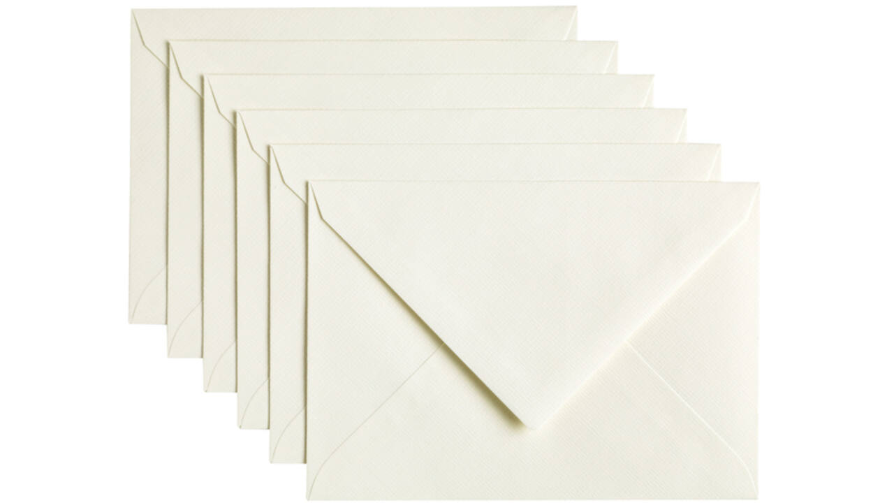 Envelop Papicolor C6 114x162mm anjerwit