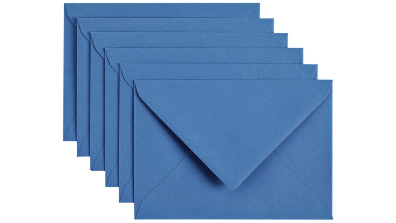 Envelop Papicolor C6 114x162mm donkerblauw