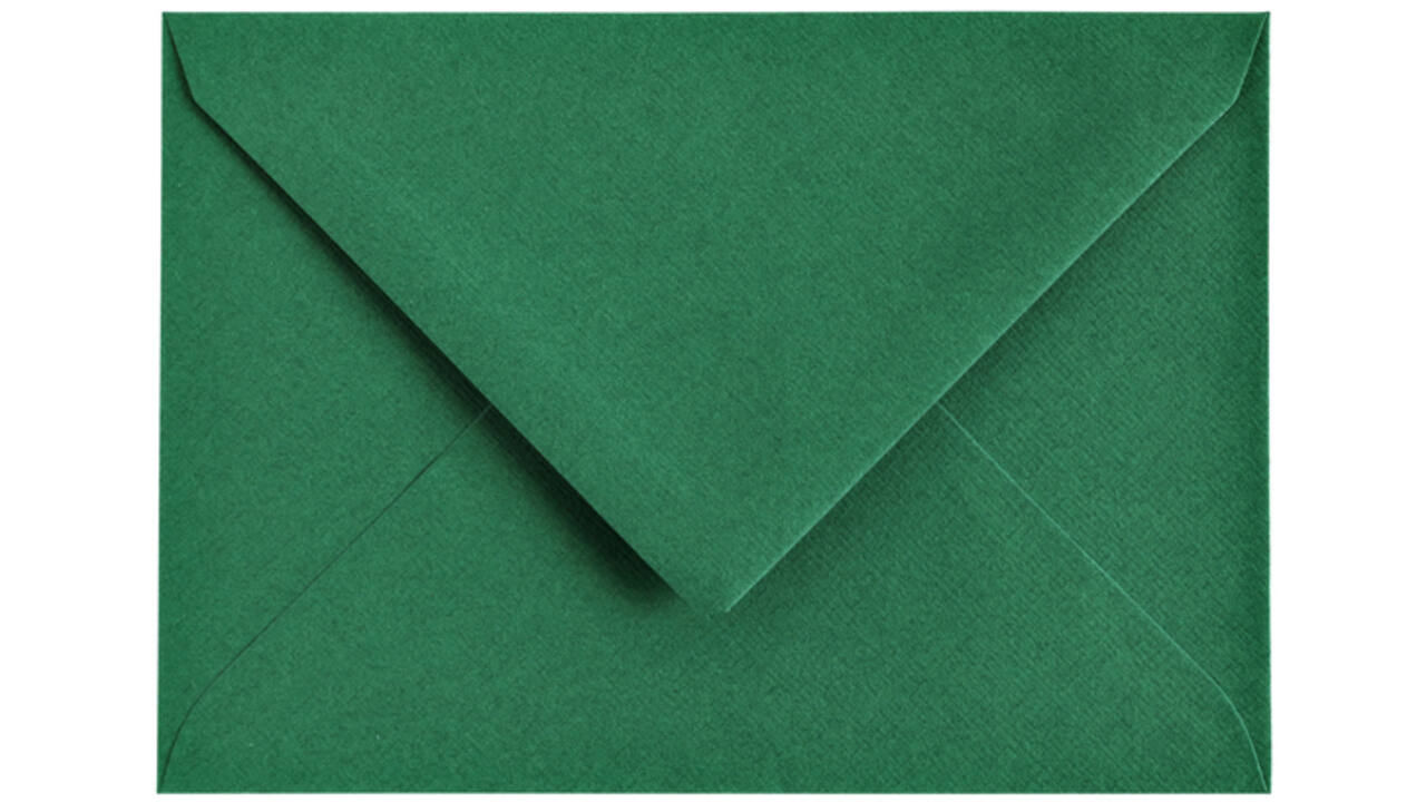 Envelop Papicolor C6 114x162mm dennengroen