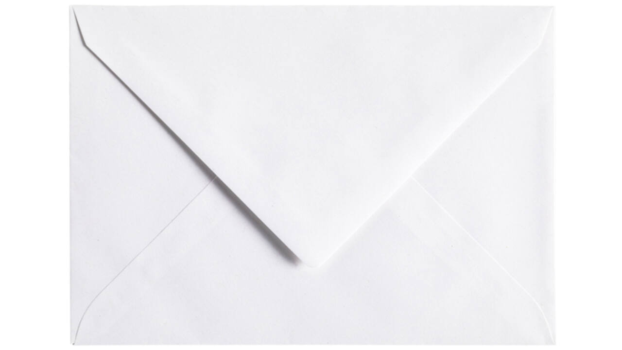 Envelop Papicolor C6 114x162mm kraft wit