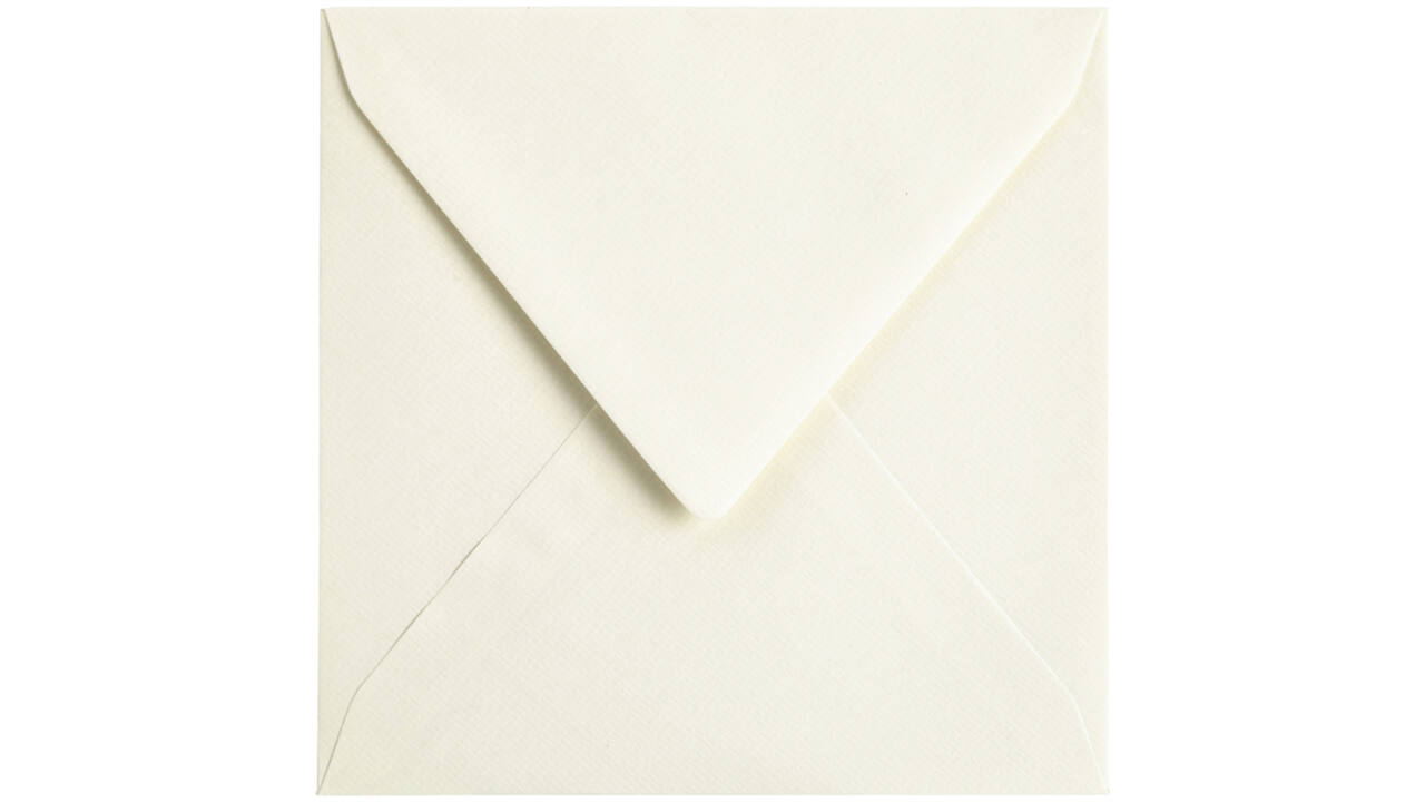 Envelop Papicolor 140x140mm anjerwit