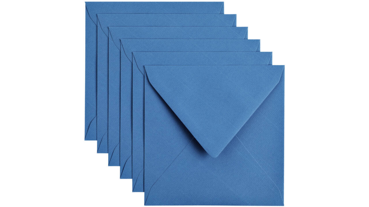 Envelop Papicolor 140x140mm donkerblauw