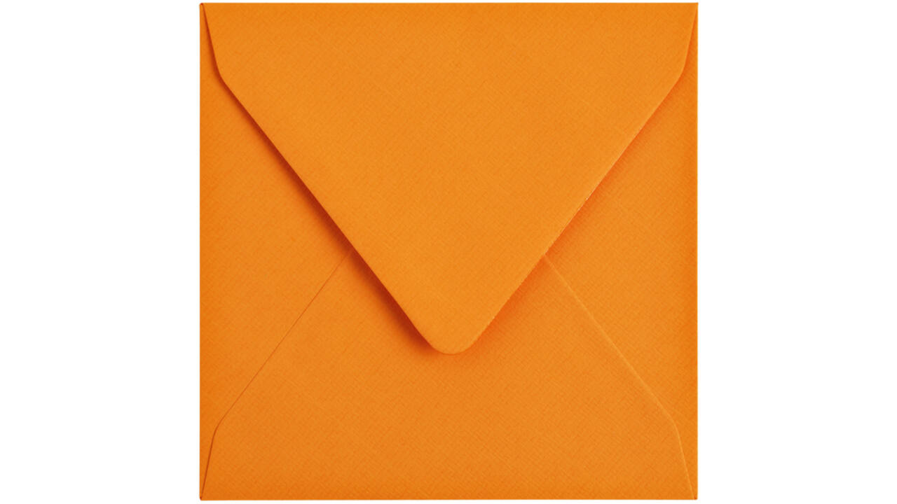 Envelop Papicolor 140x140mm oranje