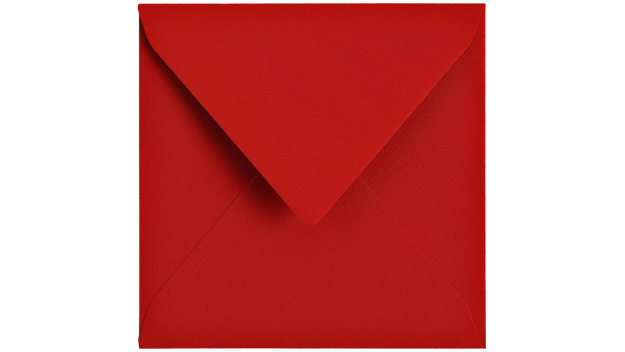 Envelop Papicolor 140x140mm rood