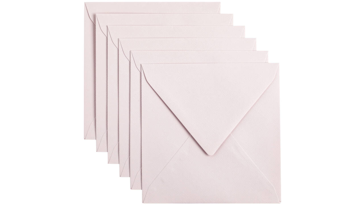 Envelop Papicolor 140x140mm lichtroze