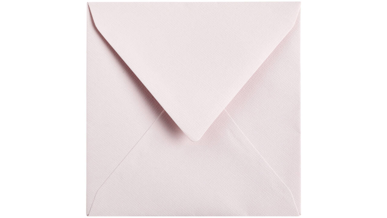 Envelop Papicolor 140x140mm lichtroze
