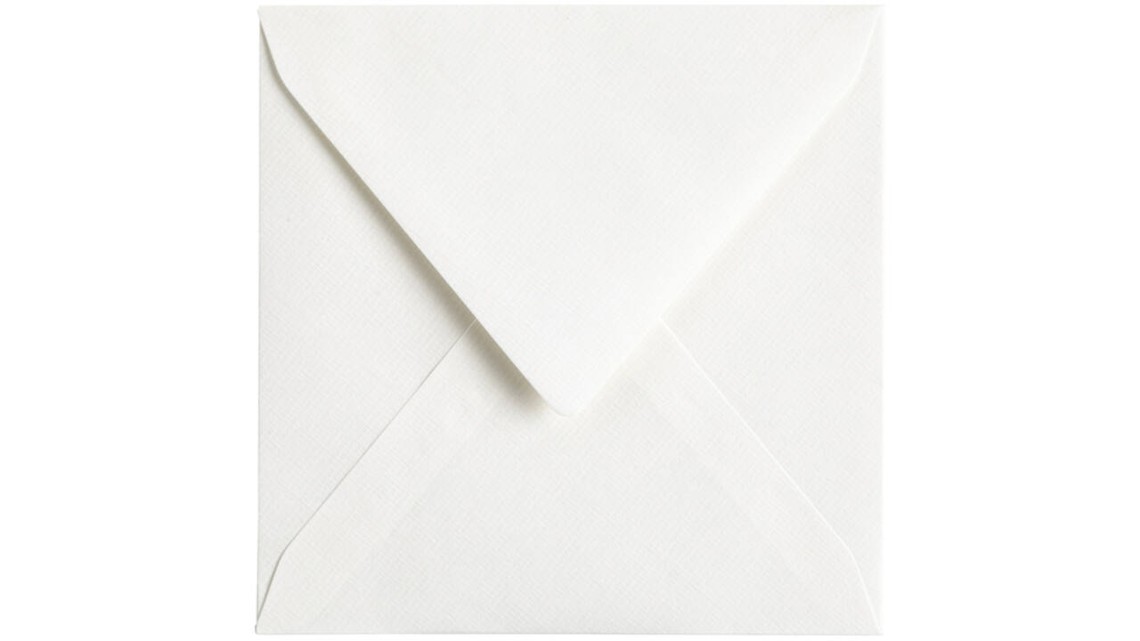 Envelop Papicolor 140x140mm hagelwit