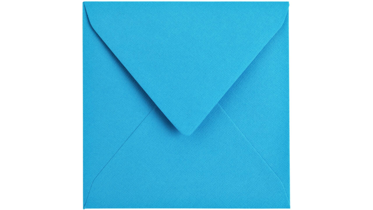 Envelop Papicolor 140x140mm hemelsblauw