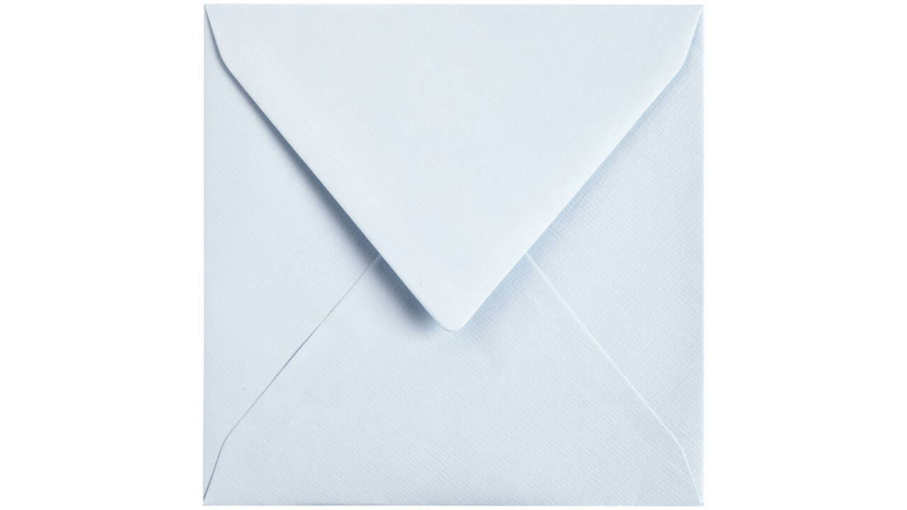 Envelop Papicolor 140x140mm babyblauw
